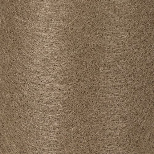 Rotolo di decorazione da tavola in tessuto non tessuto, 24 cm x 25 m, marrone, per tavole festive | Floristik24.it