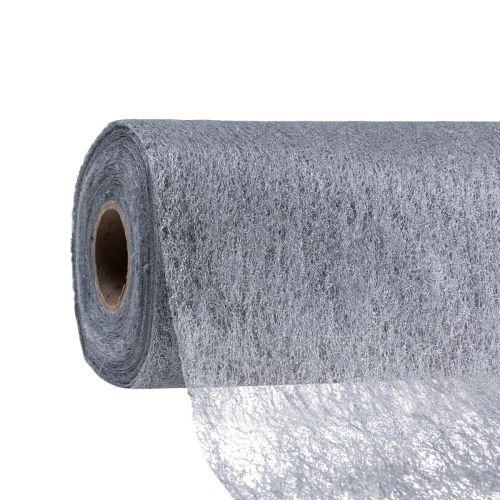 Prodotto Runner da tavolo decorativo in pile Runner da tavolo decorativo in pile argento 23 cm 25 m