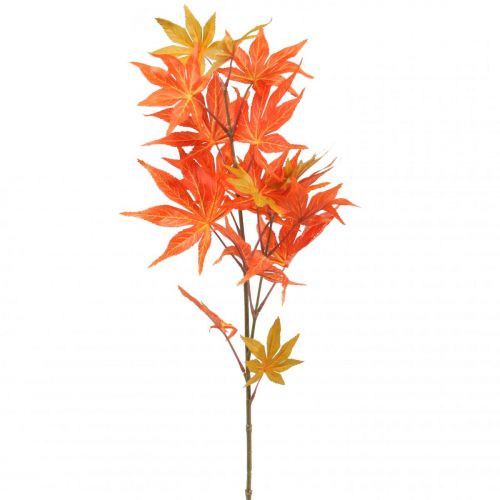 Floristik24 Ramo decorativo acero foglie d'arancio ramo artificiale autunno 80 cm