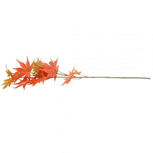 Floristik24 Ramo decorativo acero foglie d'arancio ramo artificiale autunno 80 cm