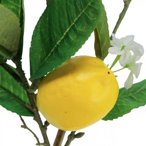 Prodotto Ramo di limone decorativo con fiori e frutti H68cm