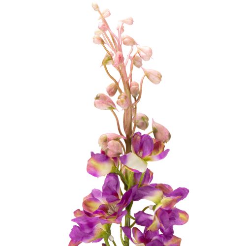Prodotto Delphinium decorativo come fiore artificiale per eleganti accenti floreali, 79 cm, 3 pezzi