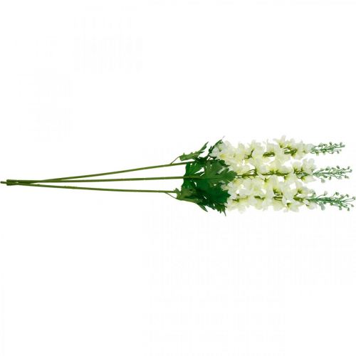 Prodotto Delphinium Bianco Artificiale Delphinium Fiori Di Seta Fiori Artificiali 3 Pezzi