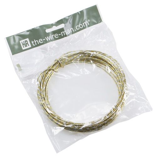 Prodotto Filo di alluminio diamantato oro 2mm 10m