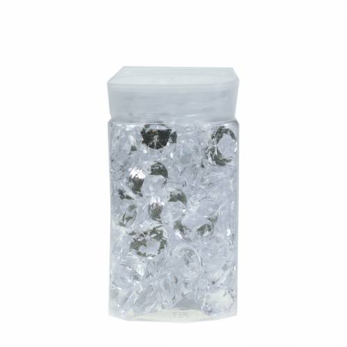 Floristik24 Pietre decorative diamante acrilico trasparente Ø1.8cm 150g decorazione sparsa