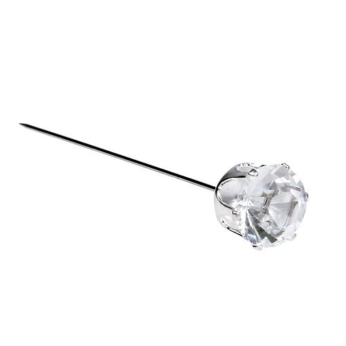 Floristik24 Ago diamantato argento Ø10mm L6cm 36 pezzi