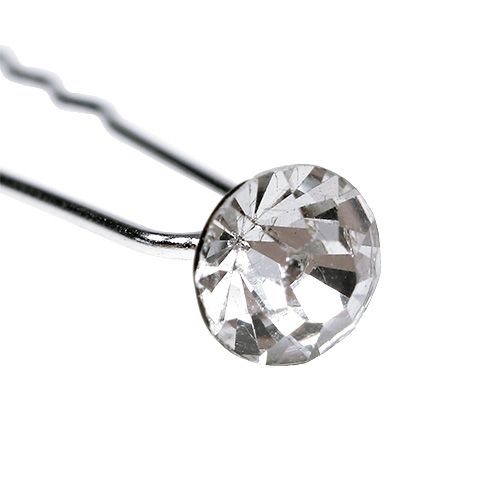 Floristik24 Ago diamantato matrimonio argento Ø8mm L7cm 20 pz