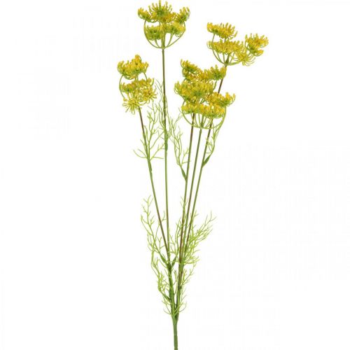 Aneto giallo per piante artificiali aneto per decorare L80cm