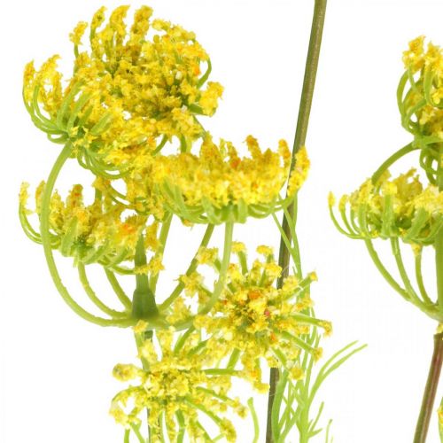 Prodotto Aneto giallo per piante artificiali aneto per decorare L80cm