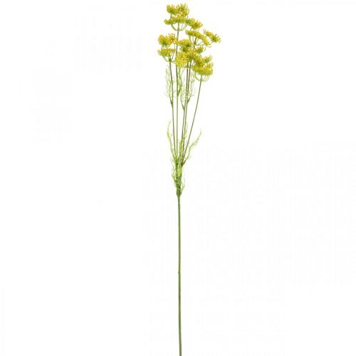 Floristik24 Aneto giallo per piante artificiali aneto per decorare L80cm