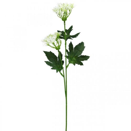 Prodotto Aneto in fiore, erbe artificiali, pianta decorativa verde, bianco 49 cm 9 pezzi