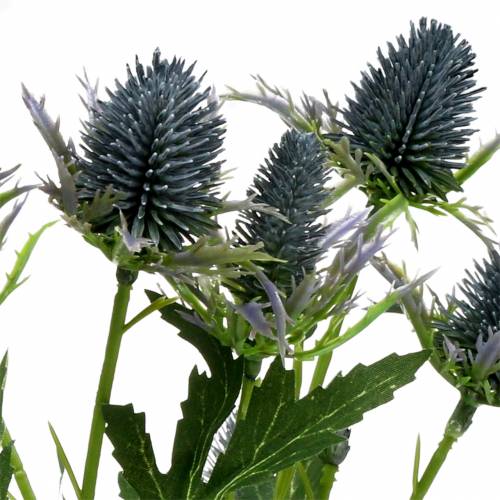 Floristik24 Cardo fiore artificiale blu 70cm