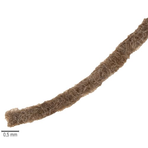 Prodotto Cordino di lana marrone, spago decorativo da 55 m per fiori e artigianato