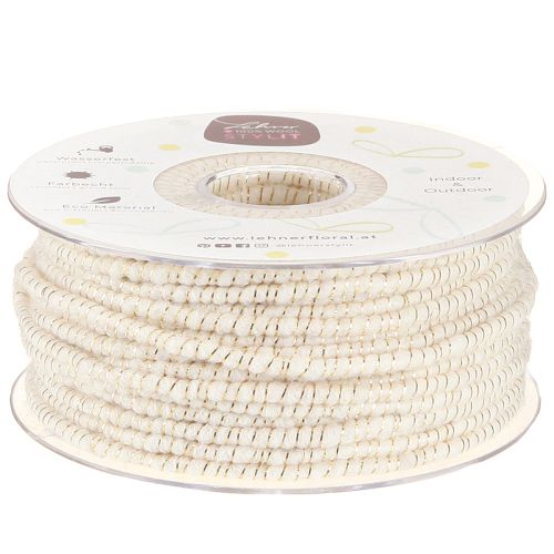 Prodotto Filo stoppino glamour bianco/oro con filo 33m