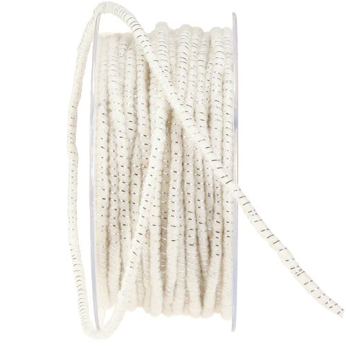 Prodotto Filo per stoppino Glamour Bianco/Argento con filo 33m