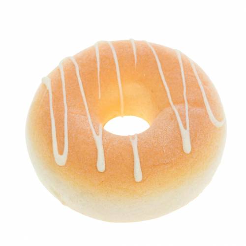 Floristik24 Ciambella decorativa color crema artificiale Ø8cm