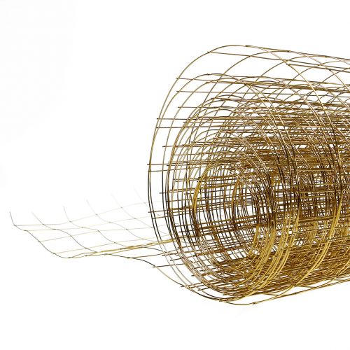 Prodotto Filo decorativo dorato in rete metallica 35 cm 5 m