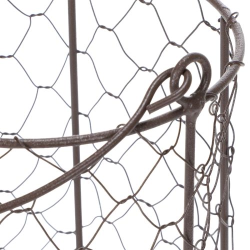 Prodotto Set di cestini in filo metallico ideali per l'uso in cucina o in giardino, 25 cm, 1 set