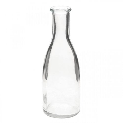 Floristik24 Cesto portabottiglie vaso in metallo decorazione tavolo nero 23×9×12cm