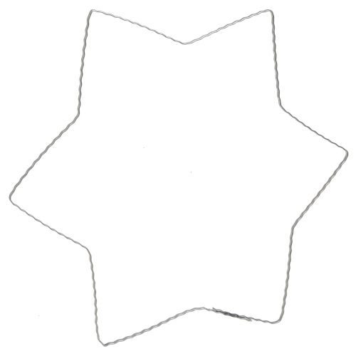 Prodotto Anello onda stella in filo stelle in filo per ghirlande 30 cm 10 pz