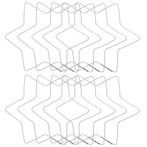 Prodotto Anello onda stella in filo stelle per ghirlanda natalizia 20 cm 10 pz