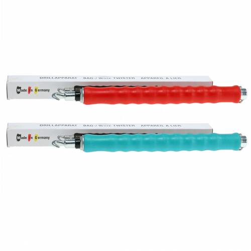 Floristik24 Trapano Trapano a filo DrillMaster Twister rosso o blu 31cm