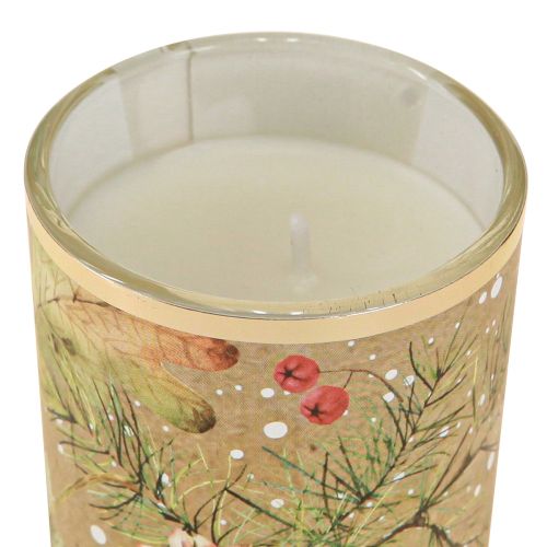 Floristik24 Candele profumate confezione regalo fragranza per ambienti Natale 16,5x6x21cm
