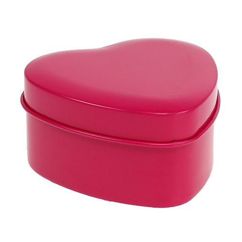 Floristik24 Candela profumata a forma di cuore rosa 7 cm x 3,5 cm 1 pz