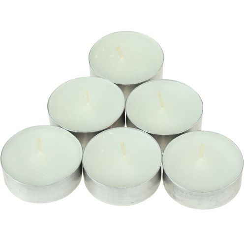 Prodotto Candele profumate candeline alla lavanda camomilla bianche Ø3,5 cm 12 pezzi