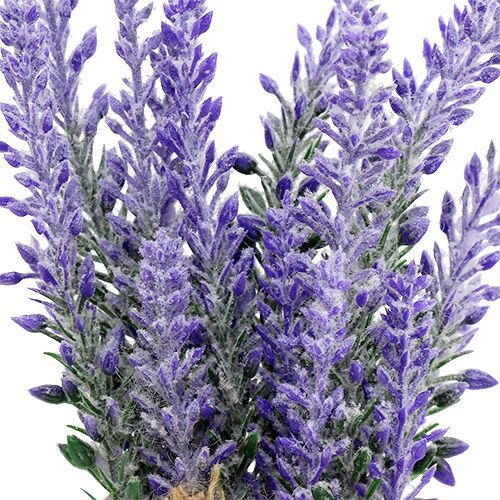 Floristik24 Borsa di lavanda con cuore 18cm