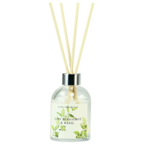 Floristik24 Bastoncini profumati per ambienti lime bergamotto basilico 100ml