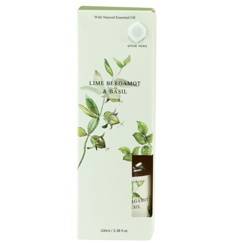Prodotto Bastoncini profumati per ambienti lime bergamotto basilico 100ml