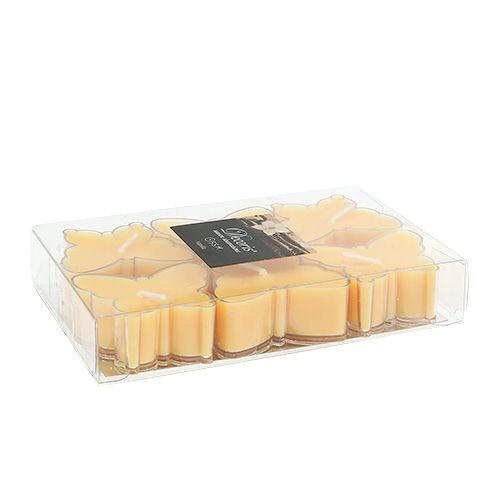 Floristik24 Portachiavi profumato Farfalla Ø4.8cm H2cm giallo 6pz