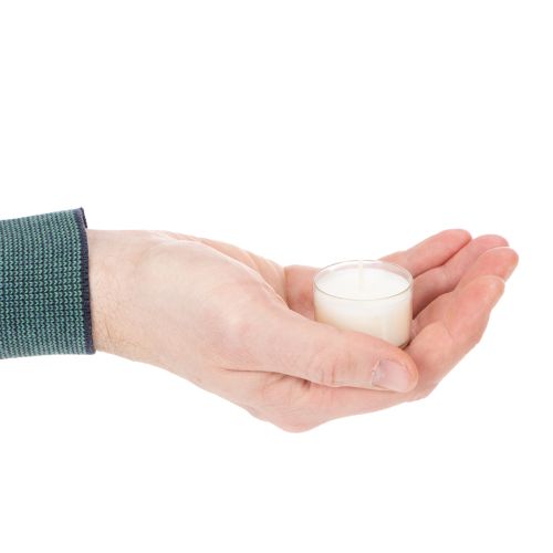 Prodotto Lumini Candele tealight profumate alla citronella per serate romantiche a casa o in giardino 25 mm 7 ore 18 pezzi