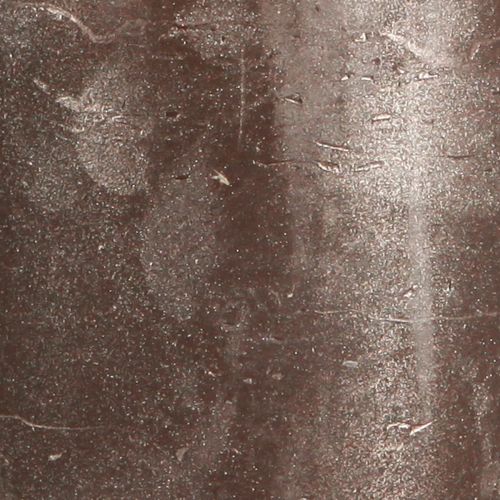 Prodotto Candele tinta unita marrone rame metallizzato 70×80 mm 4 pz