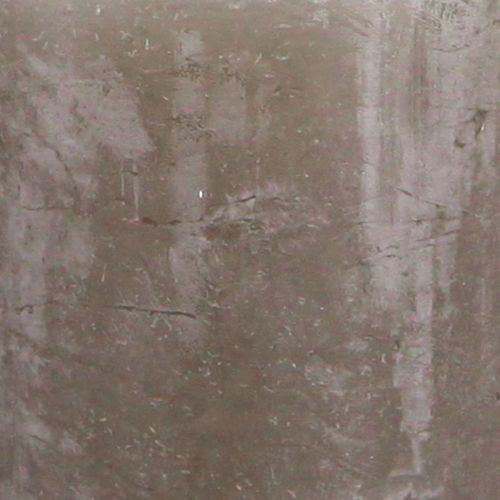 Floristik24 Candele in tinta unita Candele a colonna marroni 50×100 mm 4 pz