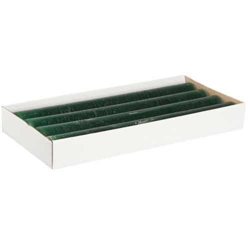 Prodotto Candele in tinta unita candele a bastoncino verde scuro 34x300mm 4 pz