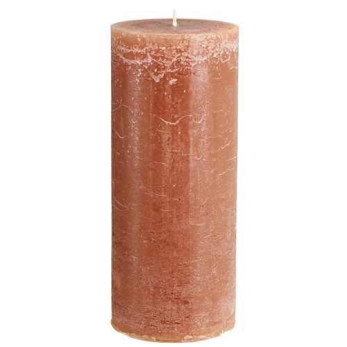 Prodotto Candele in tinta unita Candele a colonna al caramello 85×200mm 2 pz