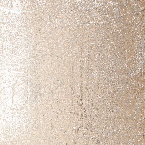 Prodotto Candele tinta unita platino 60x100mm 4pz