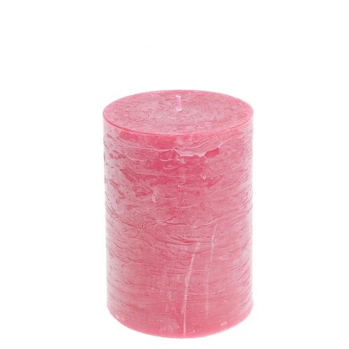 Prodotto Candele in tinta unita rosa 85x120mm 2pz