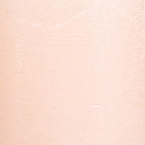 Prodotto Candele tinta unita rosa candele a colonna rosa chiaro 60×80 mm 4 pz