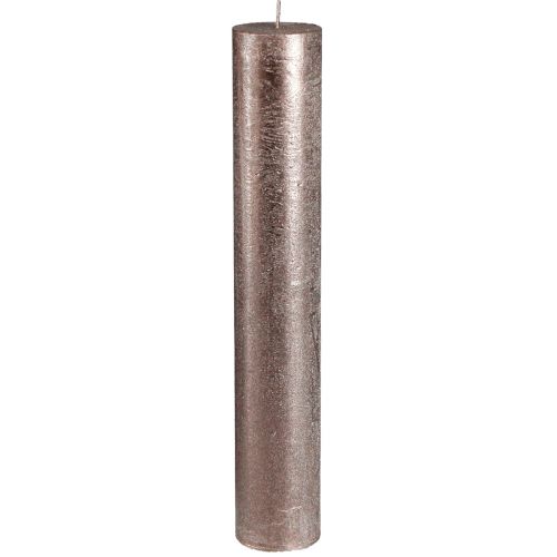 Prodotto Candele in tinta unita, candele a bastoncino, rame, 50x300mm, 4 pezzi