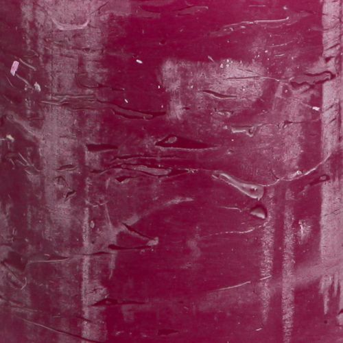 Prodotto Candele in tinta unita Candele a colonna Berry viola 70×80 mm 4 pz