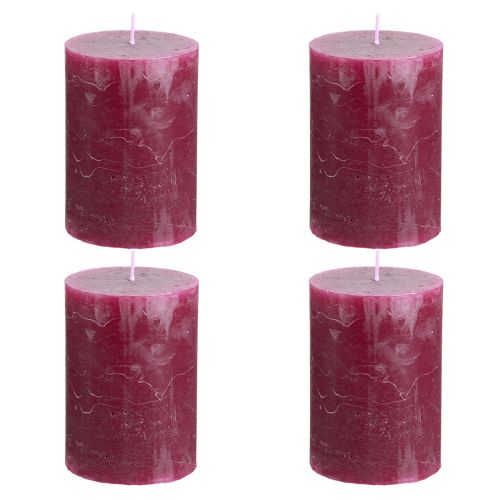 Prodotto Candele in tinta unita in pilastri Berry 70x100mm 4 pz