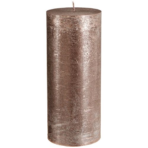 Prodotto Candele a colonna in tinta unita rame 85mmx200mm 2 pz