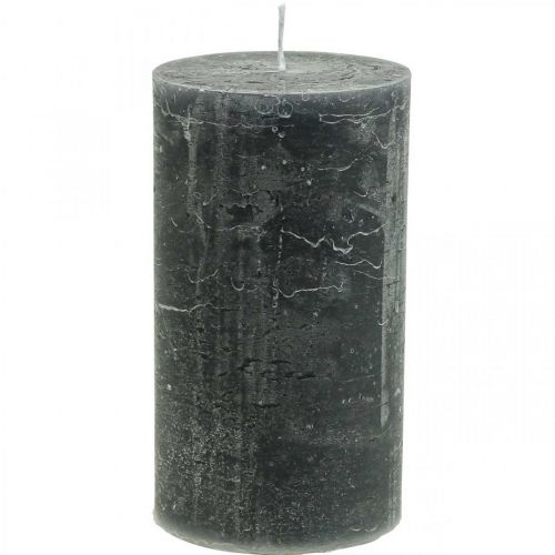 Prodotto Candele tinta unita antracite varie misure