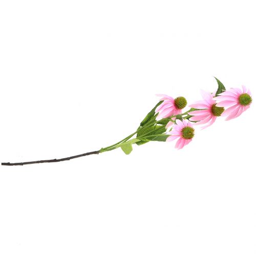 Floristik24 Echinacea fiore artificiale rosa chiaro 90 cm