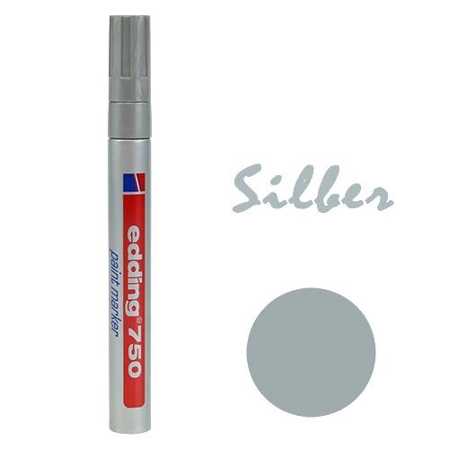Edding® 750 pennarello per vernice argento