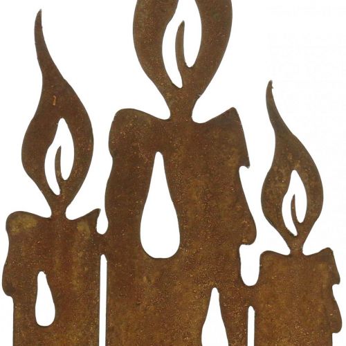 Floristik24 Patina deco standee candele Decorazione natalizia H20cm