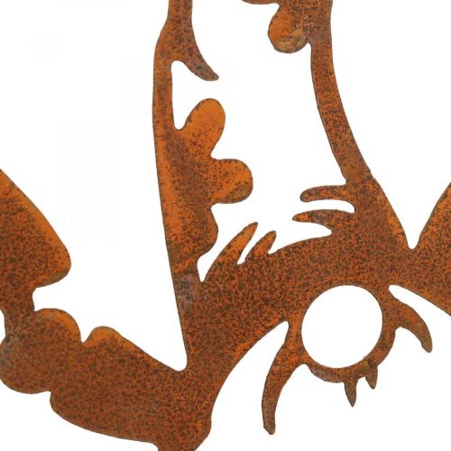 Floristik24 Gnomo decorativo patinato Supporto decorativo in metallo H40cm